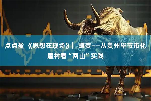 点点盈 《思想在现场》︳蝶变——从贵州毕节市化屋村看“两山”实践