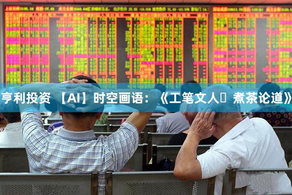 亨利投资 【AI】时空画语：《工笔文人・煮茶论道》